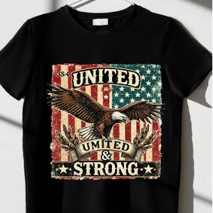 "United & Strong." us T-Shirt