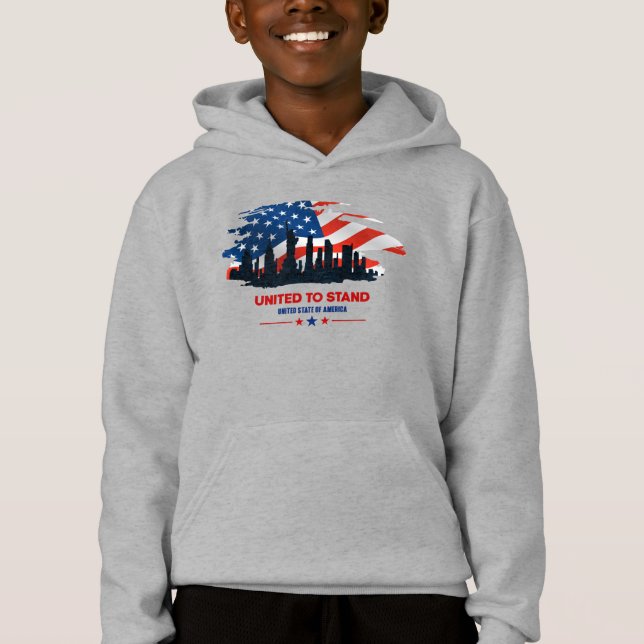 United to Stand | Kids Pullover Hoodie (Front)