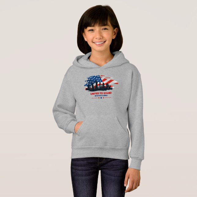 United to Stand | Kids Pullover Hoodie (Front Full)