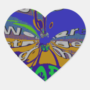 United USA Hope Stronger Together Heart Sticker