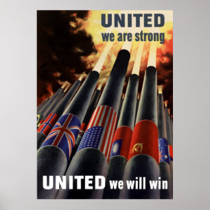 United We Are Strong Poster