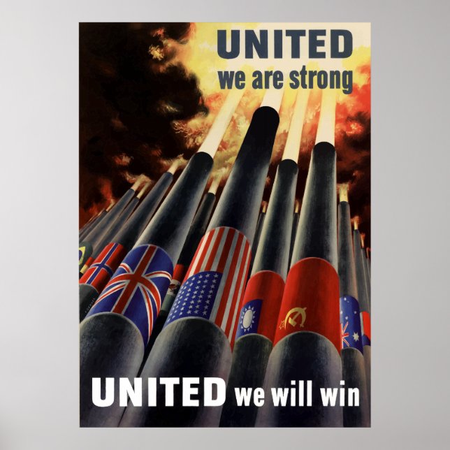 United We Are Strong Poster (Front)