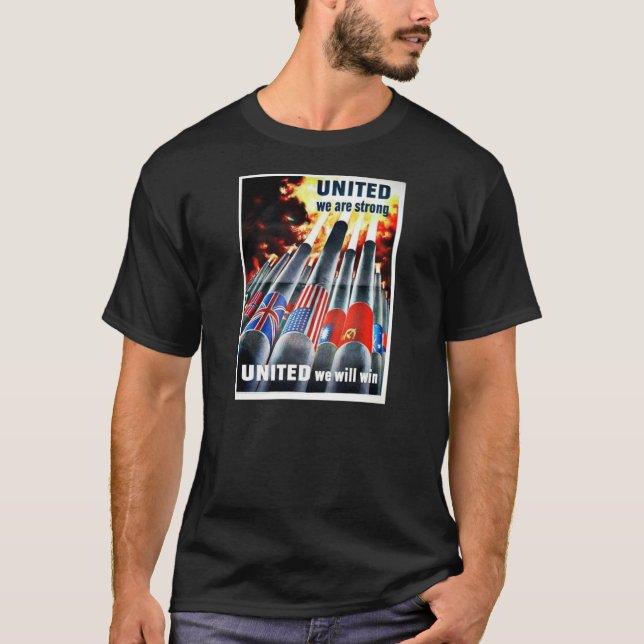 United We Are Strong T-Shirt (Front)