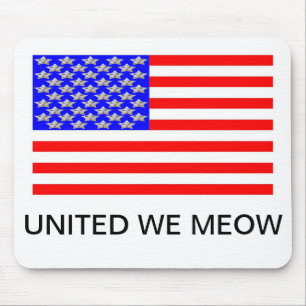 United We Meow Mouse Mat