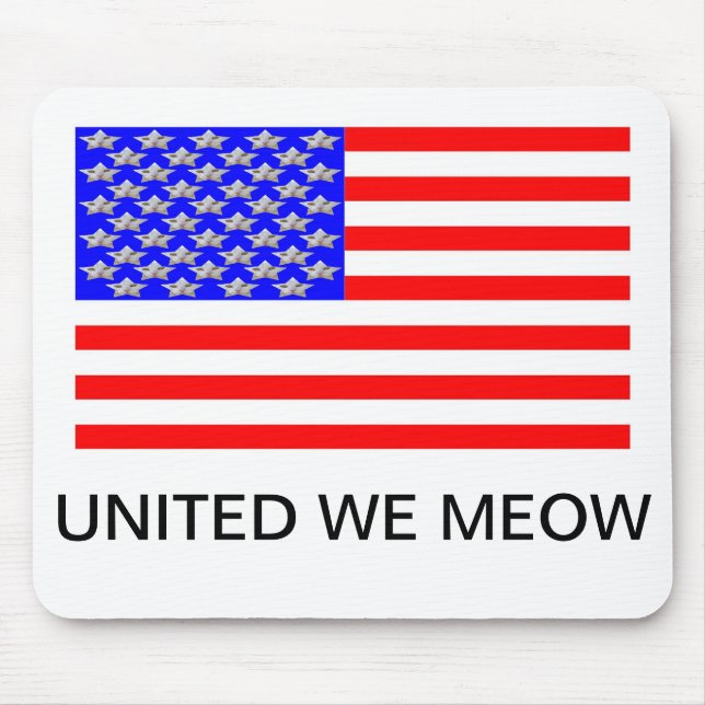United We Meow Mouse Mat (Front)