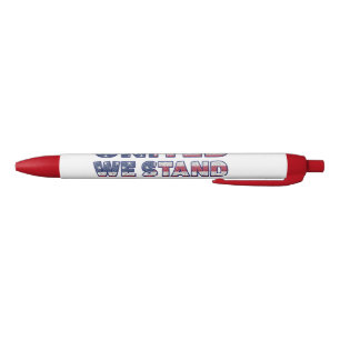United We Stand Black Ink Pen