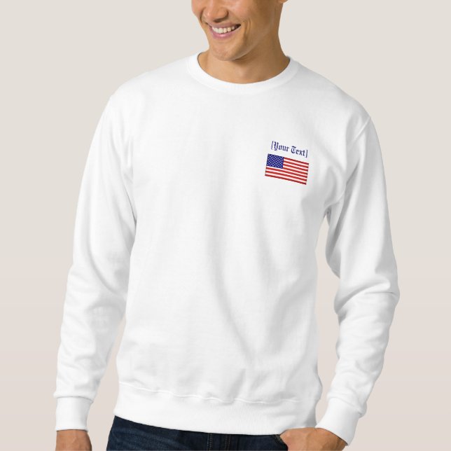 United we Stand-Divided we Fall Mens Sweatshirt (Front)