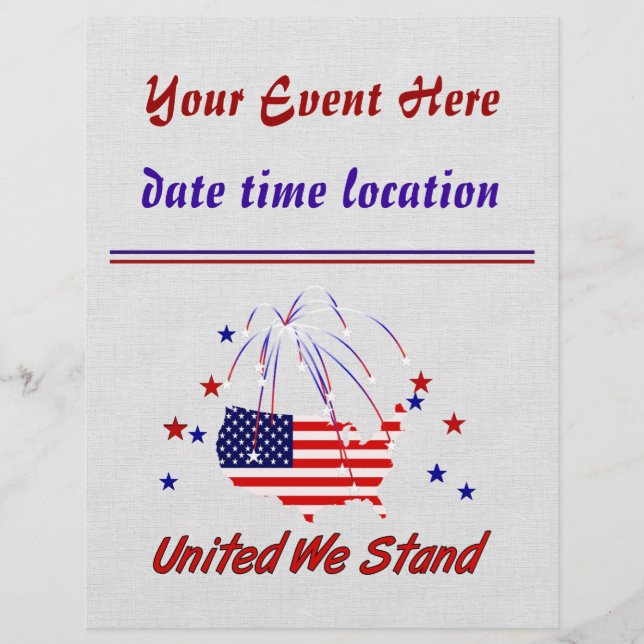 United We Stand Flyer (Front)