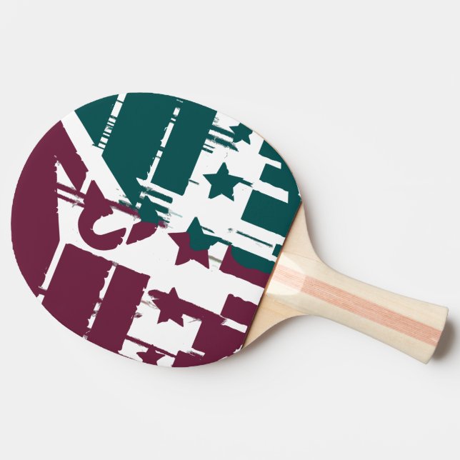 United We Stand for Change Ping Pong Paddle (Side)
