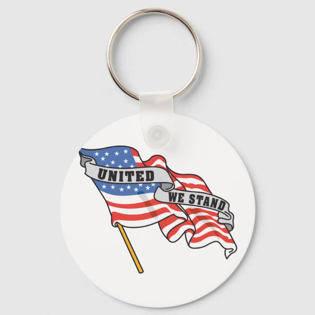 united we stand key ring (Front)