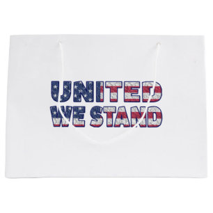 United we stand  large gift bag