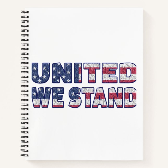 United we stand  notebook (Front)
