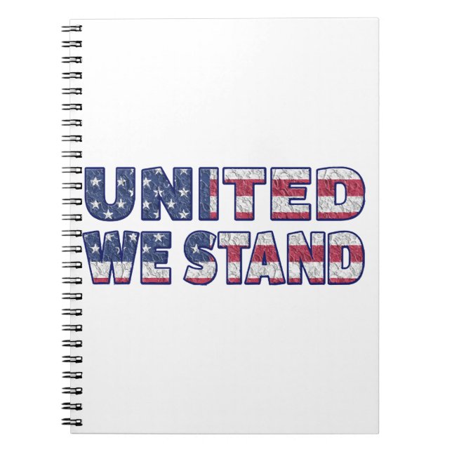 United we stand  notebook (Front)
