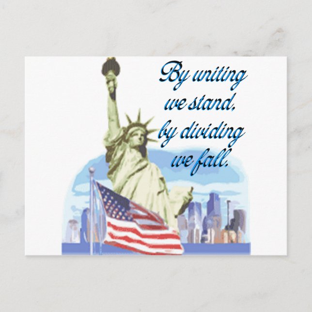 United We Stand Postcard (Front)