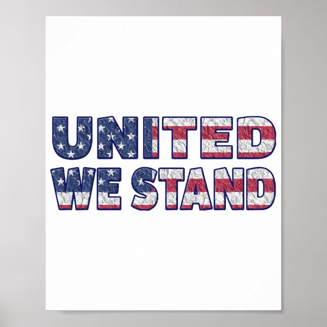 United we stand  poster (Front)