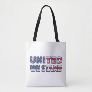 United we stand  tote bag