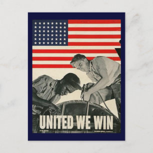 United We Win Postcard