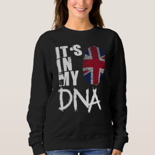 Unitek Kingdom It's In My Dna Funny British Flag Sweatshirt