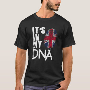 Unitek Kingdom It's In My Dna Funny British Flag T-Shirt