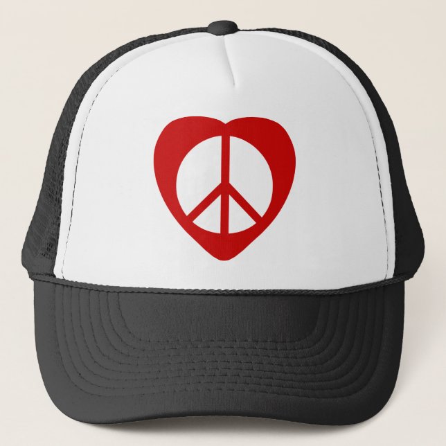 Unitheist peace emblem trucker hat (Front)
