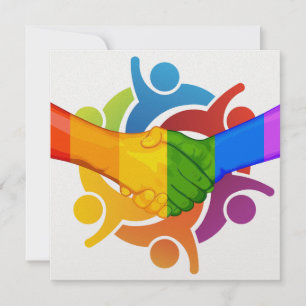 Unity 2 Rainbow Hands Invitation