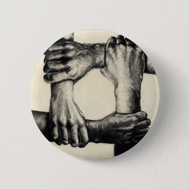 Unity 6 Cm Round Badge (Front)