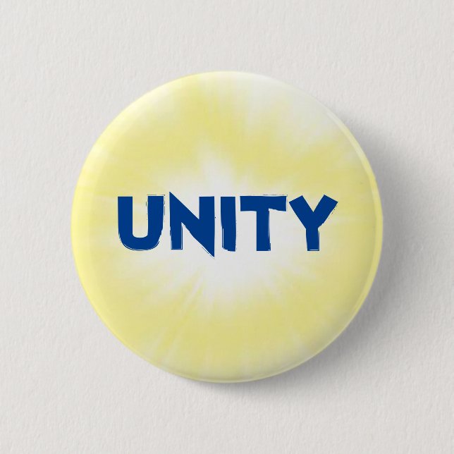 Unity  6 cm round badge (Front)