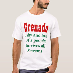 Unity and love Grenada t-shirts