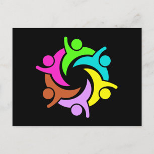 Unity and Teamwork Postcard