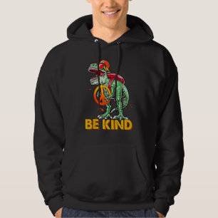 Unity Day Dinosaur Rex Be Kind Anti Bullying Toddl Hoodie