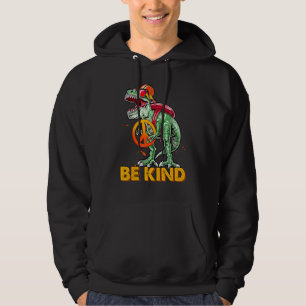 Unity Day Dinosaur T Rex Be Kind Anti Bullying Tod Hoodie
