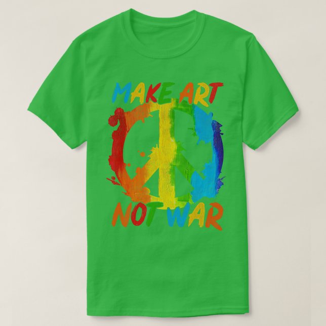 Unity Day Hippie Peace Sign T-Shirt (Design Front)