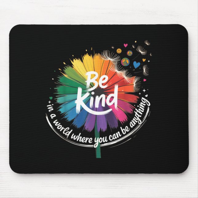Unity Day Orange Anti Bullying Be Kind Kindness Mouse Mat (Front)