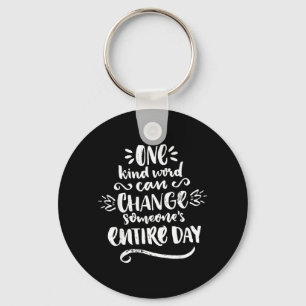 UNITY DAY Orange Anti Bullying Gift And Be kind Key Ring