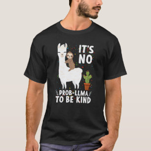 UNITY DAY Orange Anti Bullying No Prob Llama Be Ki T-Shirt