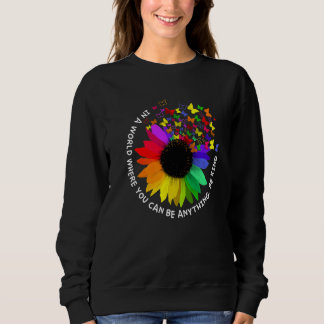 Unity Day Orange Anti Bullying Sunflower Be Kind Sweatshirt
