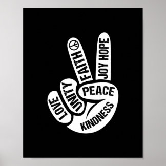 Unity Day Orange Be Kind Anti Bullying Kindness Poster