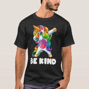 Unity Day Orange Dabbing Unicorn Be Kind Anti Bul T-Shirt