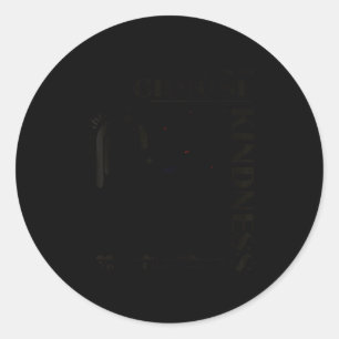 Unity Day Orange Halloween Boo Ghost Choose Kindne Classic Round Sticker