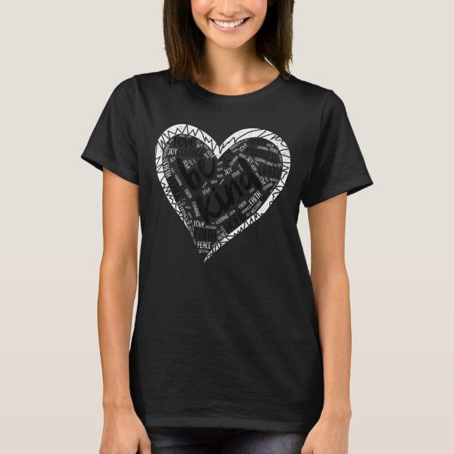 Unity Day Orange Heart Be Kind Anti Bullying Costu T-Shirt (Front)