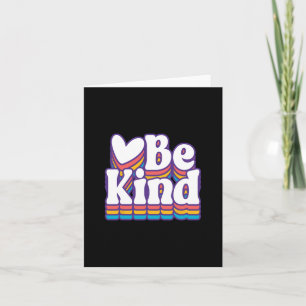 Unity Day Orange Heart Be Kind Anti Bullying Kids Card