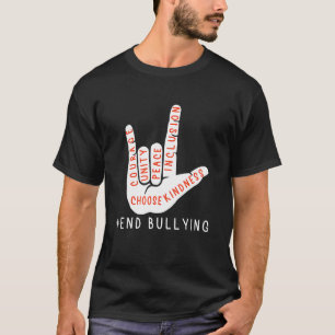 Unity Day Orange Kids 2022 Anti Bullying Love Sign T-Shirt