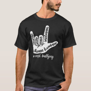 Unity Day Orange Kids 2022 Anti Bullying Love Sign T-Shirt