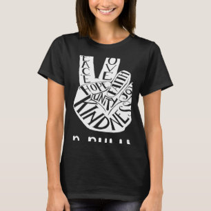 Unity Day Orange Kids 2022 Anti Bullying Love Sign T-Shirt