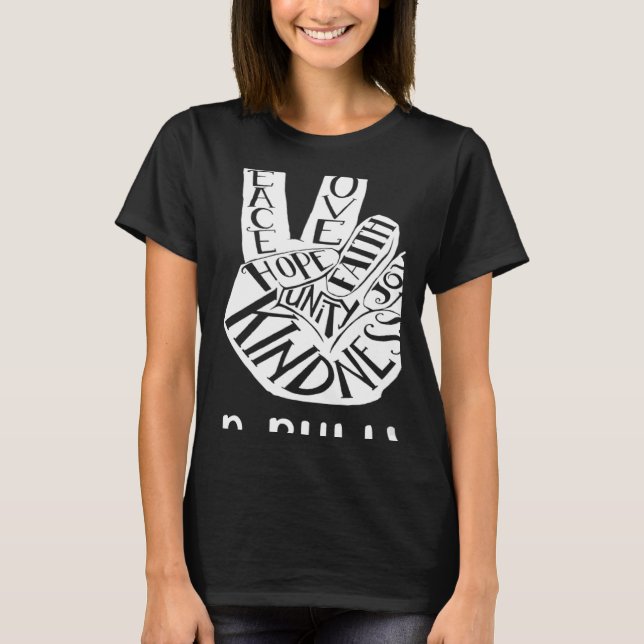 Unity Day Orange Kids 2022 Anti Bullying Love Sign T-Shirt (Front)