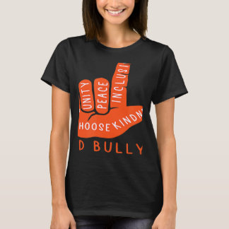 Unity Day Orange Kids 2022 Anti Bullying Love Sign T-Shirt