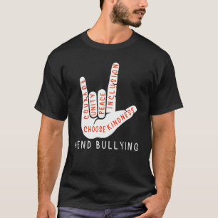 Unity Day Orange Kids 2022 Anti Bullying Love Sign T-Shirt