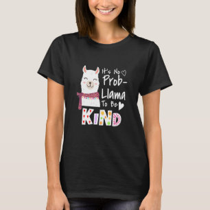 Unity Day Orange No Prob Llama Be Kind Anti Bullyi T-Shirt