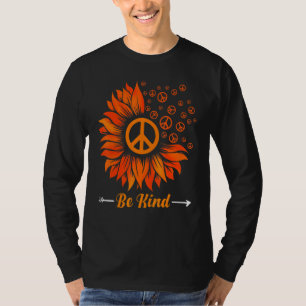 Unity Day Orange Sunflower Be Kind Anti Bullying T-Shirt