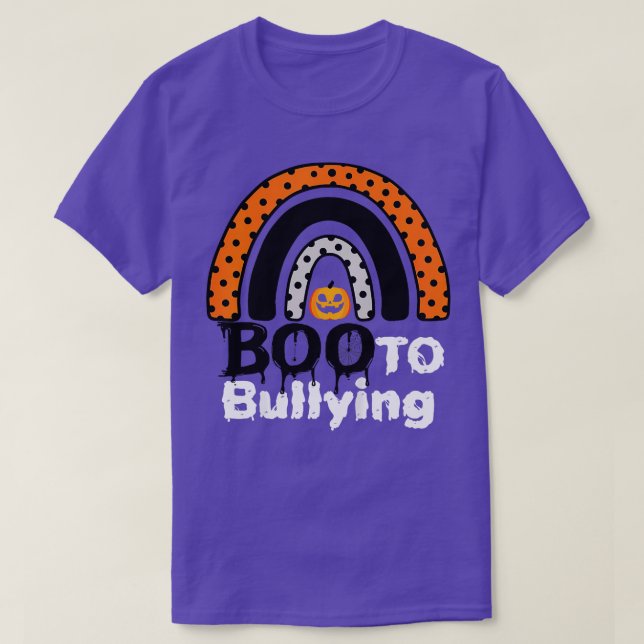 UNITY DAY Orange Tee Boo To Bullying Halloween (Design Front)